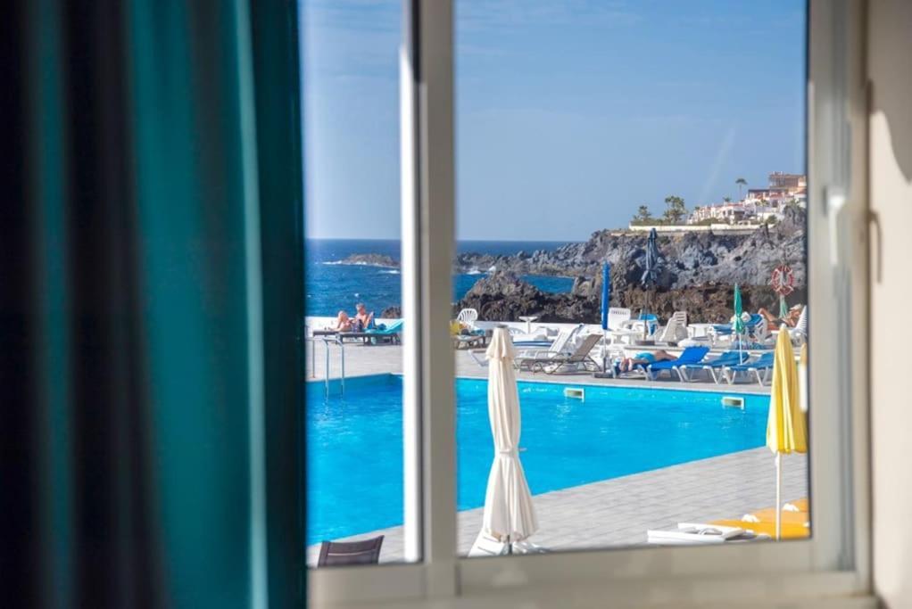 First Line Ocean View Studio Puerto de Santiago  Exterior photo