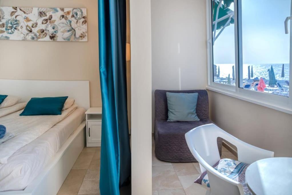 First Line Ocean View Studio Puerto de Santiago  Exterior photo